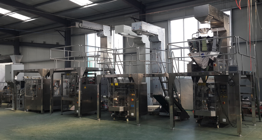Assembly of automatic granule packing machine
